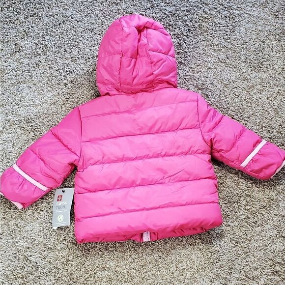 NWT Swiss Tech Pink Winter Baby Coat - Picture 2 of 6